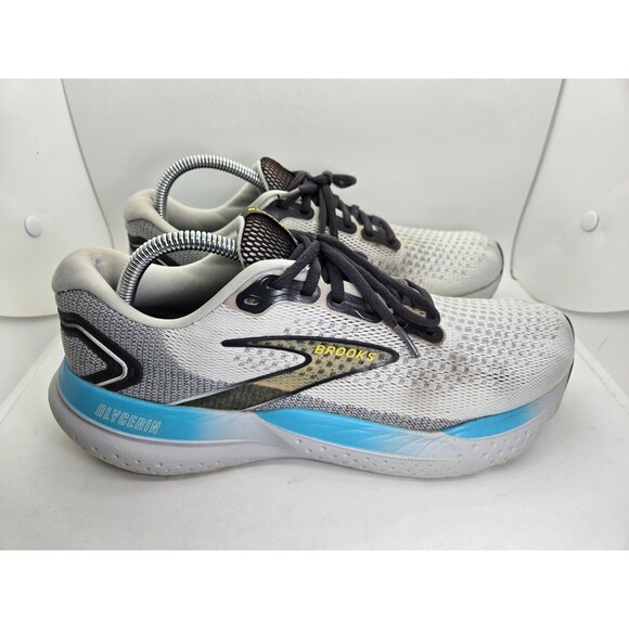 Brooks Glycerin 21 Shoes Men\'s 10 D Grey Road Running Athletic Distance Sneakers